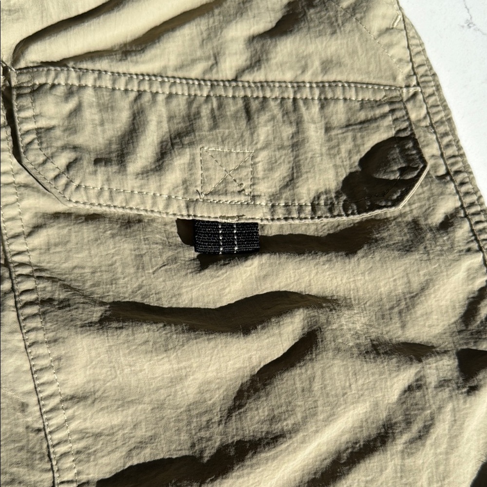 Tan Cargo Shorts with Adjustable Waistband - Picture 12 of 13